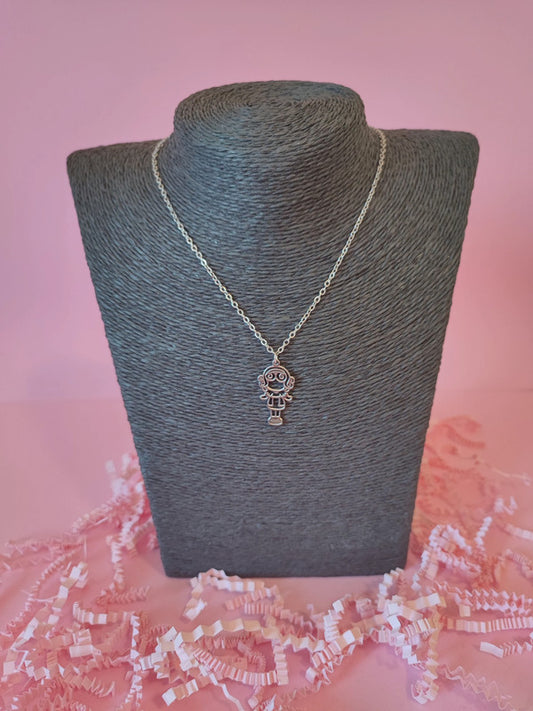 Gargantilla / collar acero "Mistery" inspiración Polly Pocket