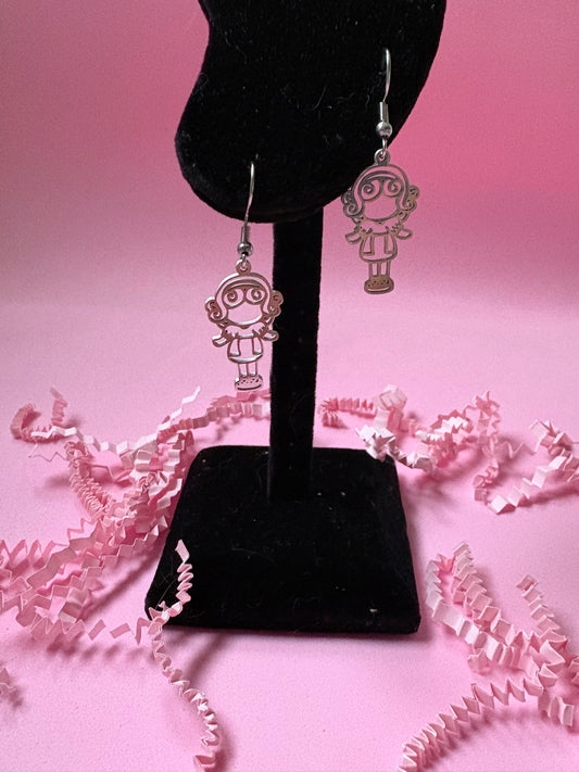 Pendientes "Mistery" inspiración Polly Pocket