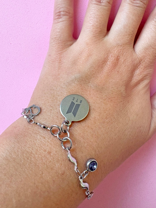 Pulsera acero BTS