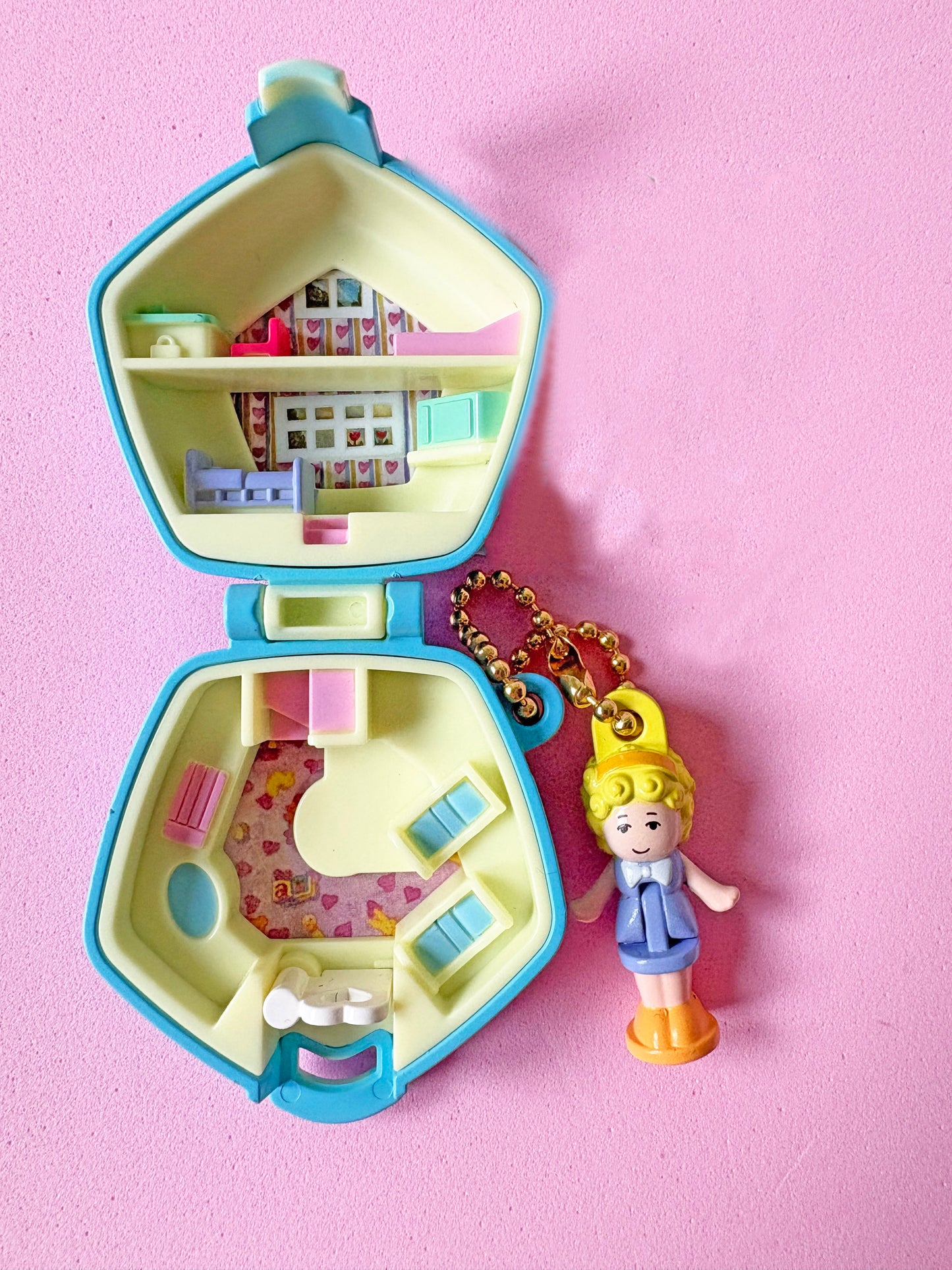 Lote de 4 gashapon llavero mini Polly Pocket