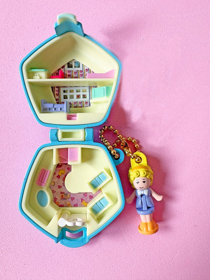 Lote de 4 gashapon llavero mini Polly Pocket