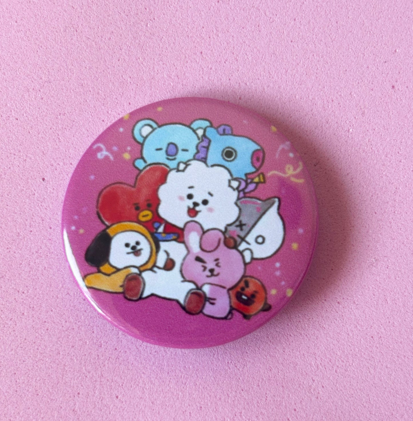 Lote merch (no oficial) temática BTS