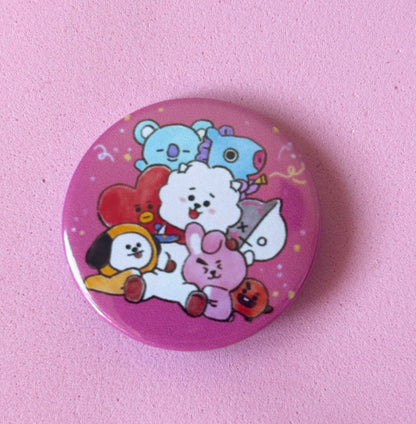 Lote merch (no oficial) temática BTS