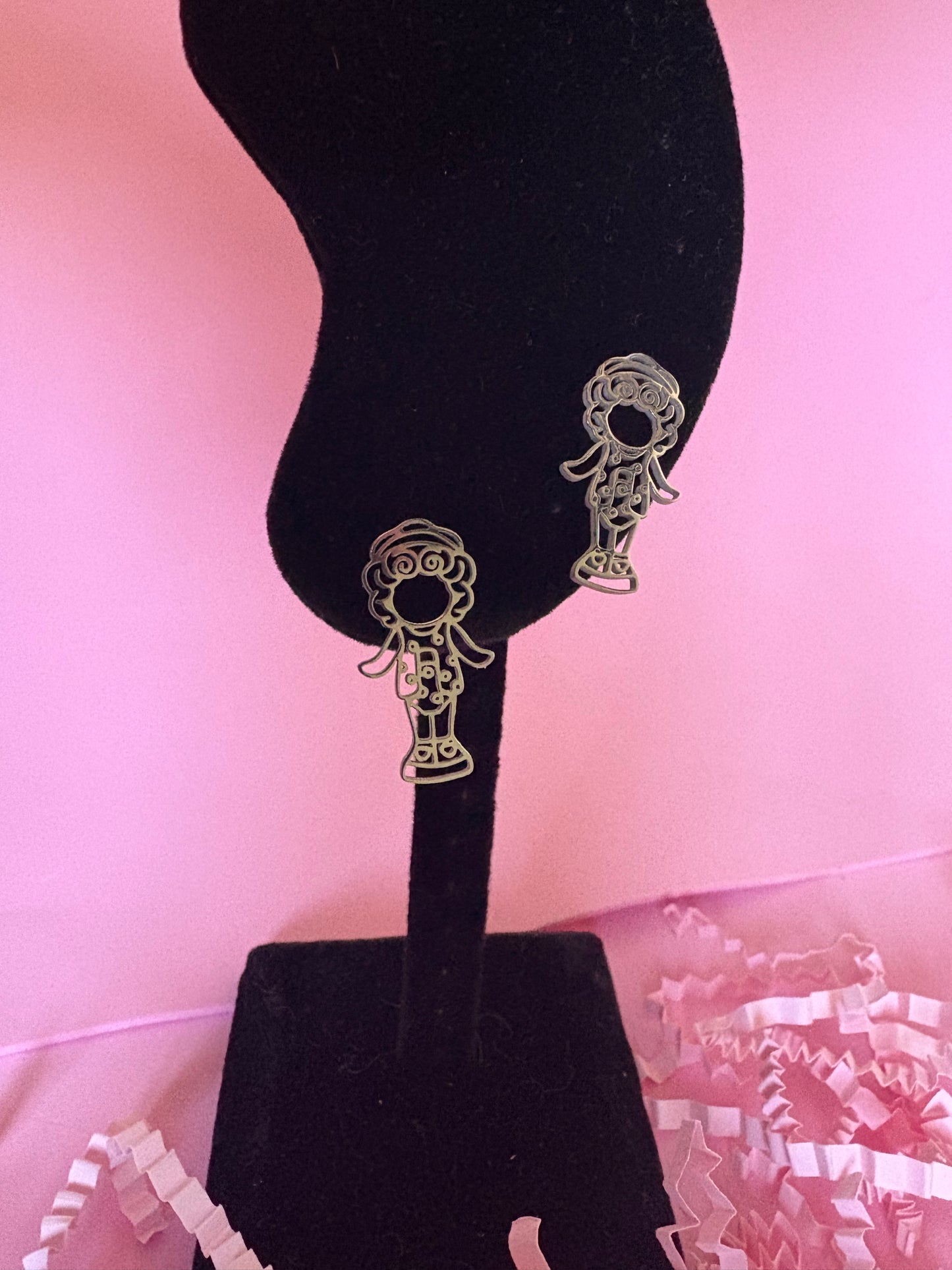 Pendientes "Lucy" inspiración Polly Pocket