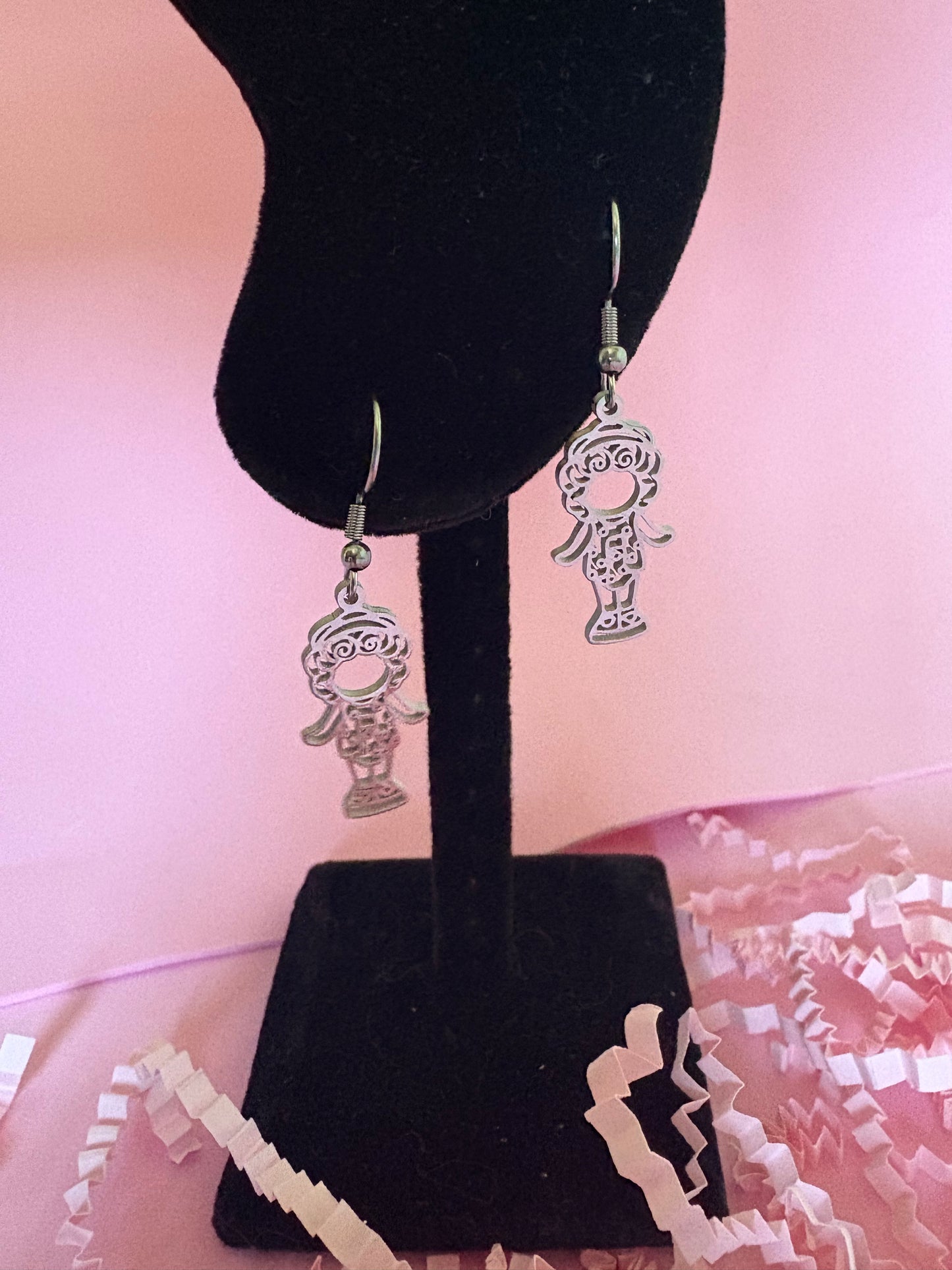 Pendientes "Lucy" inspiración Polly Pocket