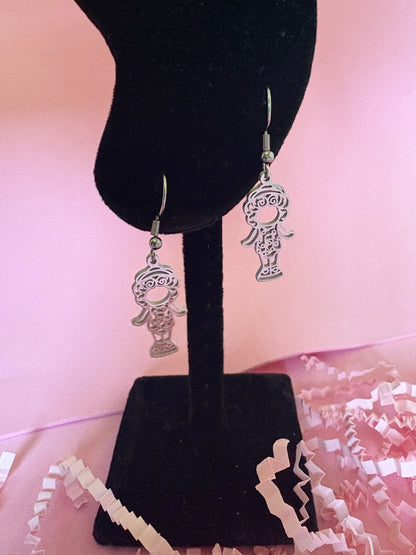 Pendientes "Lucy" inspiración Polly Pocket