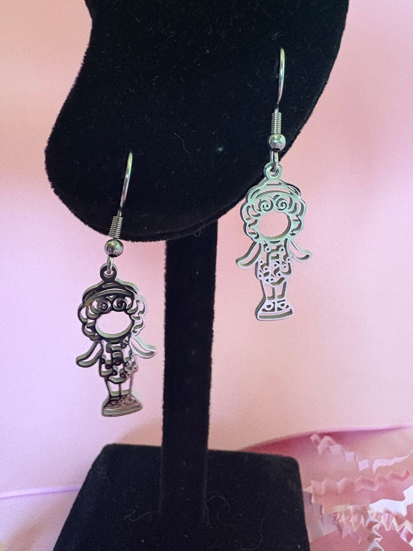 Pendientes "Lucy" inspiración Polly Pocket